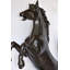Statue de cheval en bronze bronze - sculpture moyenne élégante pour collectionneurs d'art unique, L 28 po x l 11 po x H 40 po