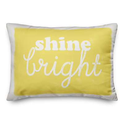 Shine Bright Rectangular Pillow Cover & Insert