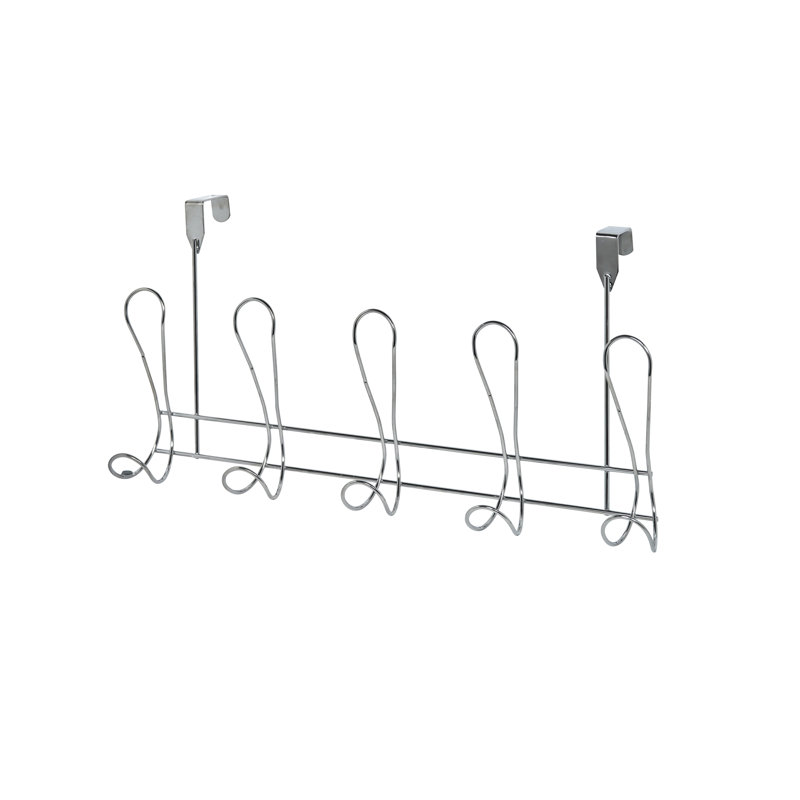 Lyrical Storage Hooks Over-the-Door Towel Hook, Polished Chrome