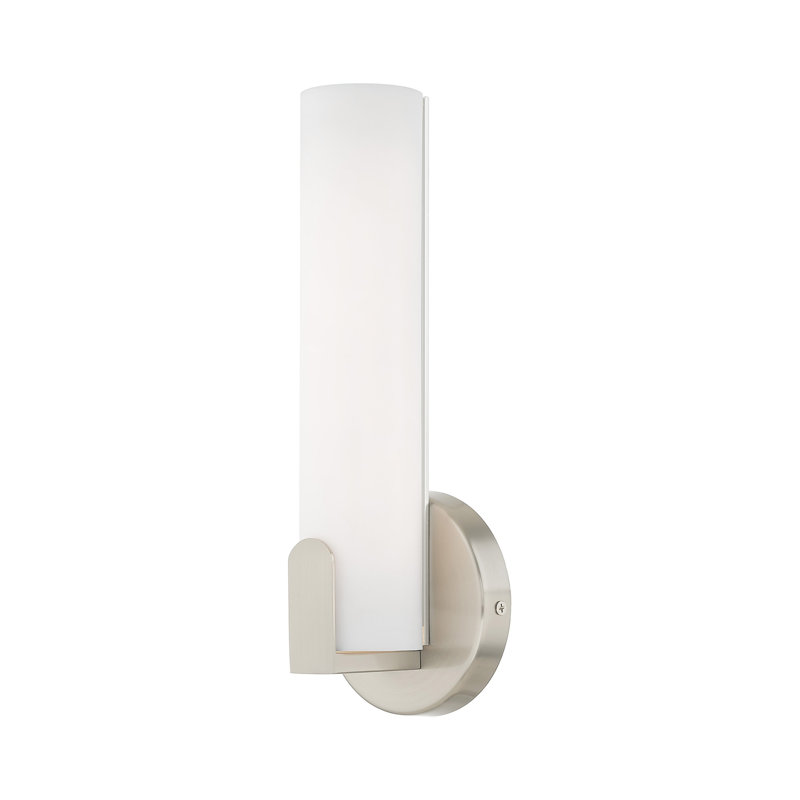 Brynlei Steel Flush Mounted Sconce, Brushed Nickel