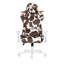 Fauteuil de jeu ergonomique COW Series - Appui-tête lombaire et repose-pieds pour adultes-1242985013