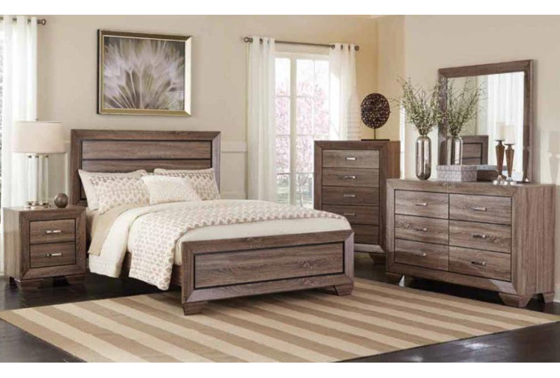 Larabee Solid Wood Piece Bedroom Set