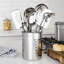 Viking Hammered Stainless Steel Utensil Holder-1383623320
