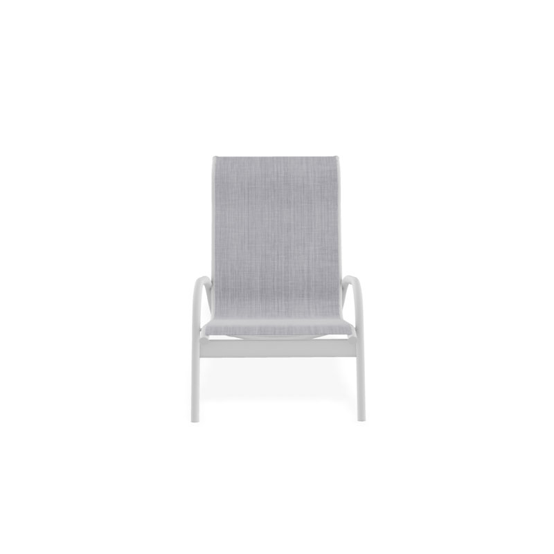 Beach Chair, Textured White, Jewel