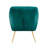 16.3'' H Velvet Upholstered Armchair-471941780