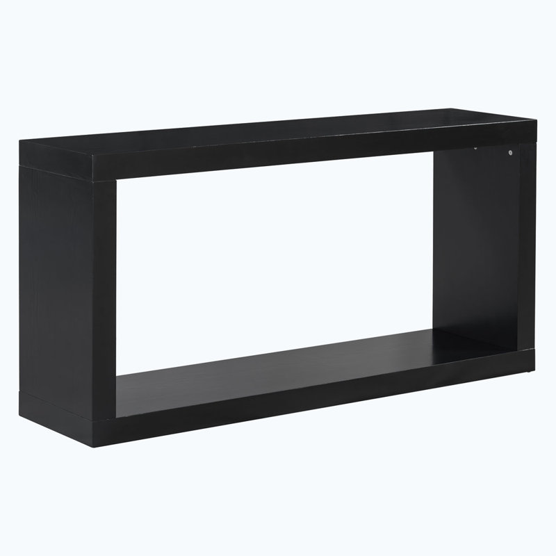 Console en bois, Noir, noir, noir, noir
