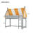 Twin Loft Bed with Canopy, LED Lights & Bookshelf for Kids’ Bedroom, Gray-963588754-963588753