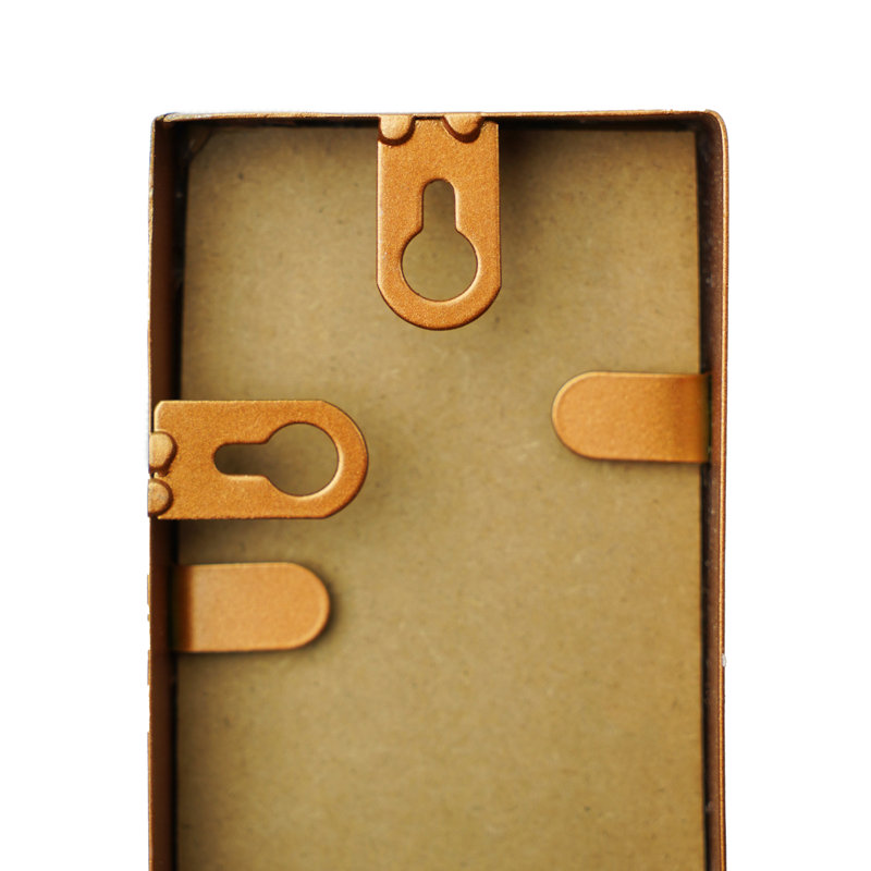 Burnadette Metal Flat Mirror, Bronze