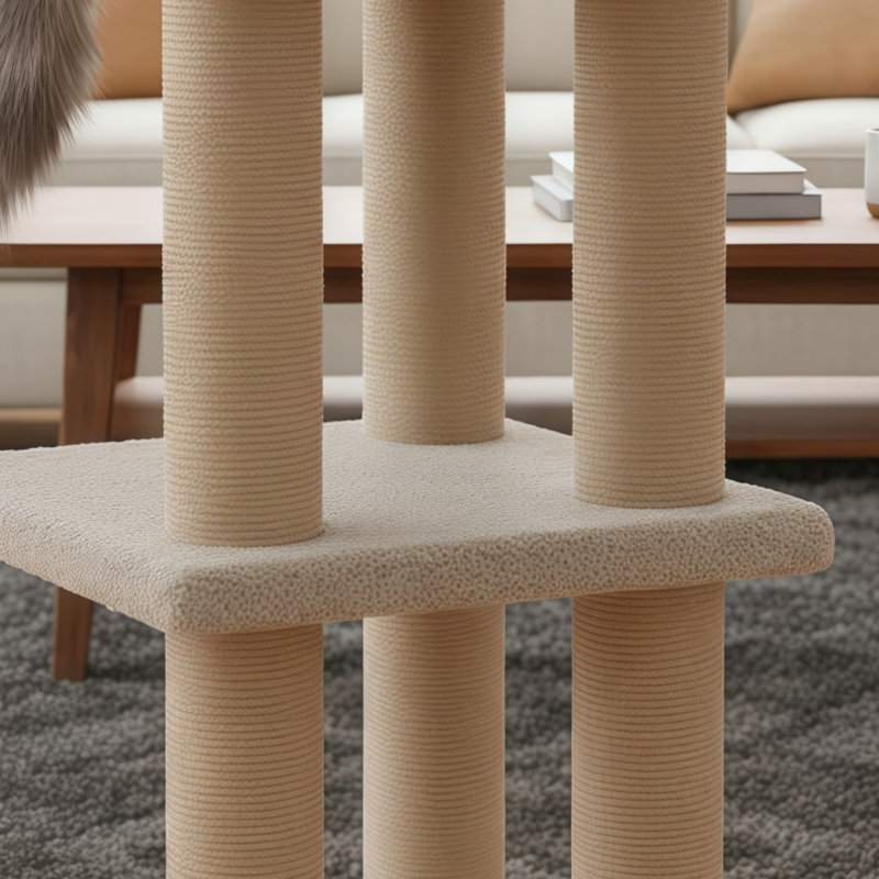 Grand arbre à chat beige Amazon
