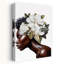 Elegant Magnolia Profile Elegant Serene Abstract Magnolia Flower Portrait Wall Art Print 1 Piece Wrapped Canvas Wall Art-198026780