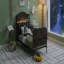 Base de lit plateforme en métal avec lumière, tête de lit tapissier et rangement, idéale pour les enfants et la décoration moderne.-1802721489