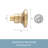 Richmond Kenney Augusta 5/8" Standard Decorative Window Curtain Rod-101126631