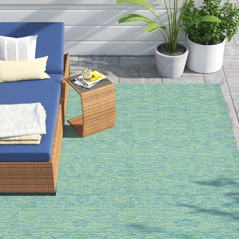 Tapis intérieur / extérieur Miceli, Rectangle 6 pi 7 po x 9 pi 6 po