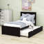 Lit plateforme simple avec lit gigogne-907391962