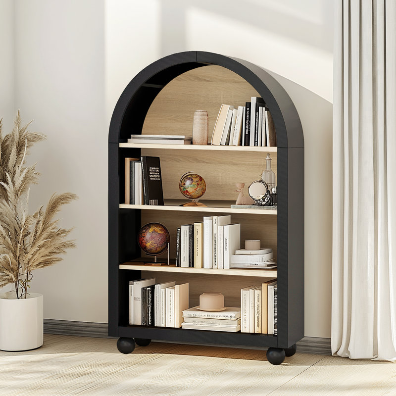 Petite armoire arquée noire Demarko