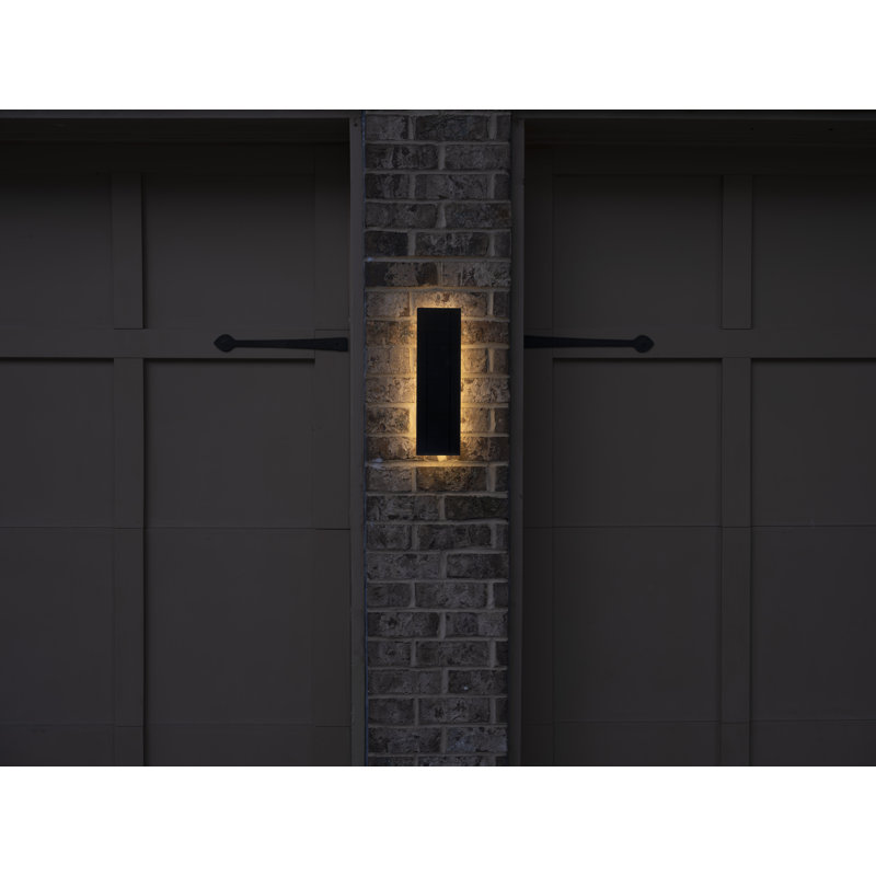 No Wiring Required Eclipse Backlight Solar Wall Light