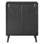 Armoire à chaussures 2 portes avec bande lumineuse à DEL USB, 4 tablettes intérieures et 24 lumières réglables-1680550153