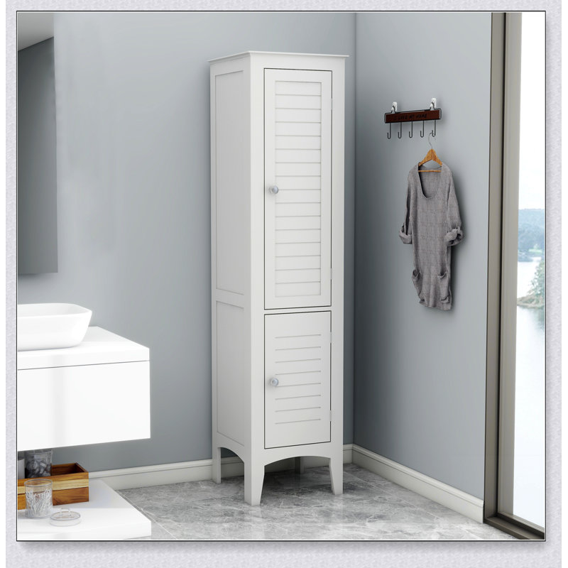Grande armoire autoportante avec 2 portes à volets
