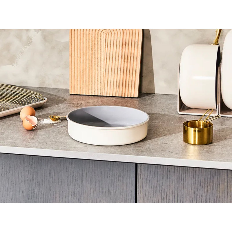 Caraway Nonstick Ceramic Circle Pan, Cream