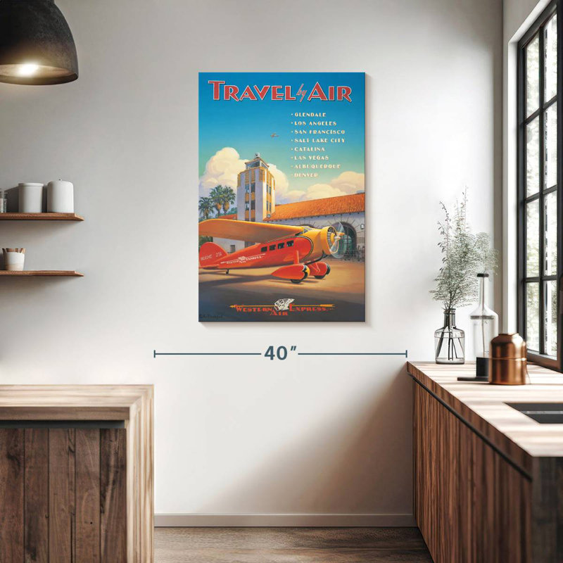 Mehar Western Air Express, 39" H x 26" W