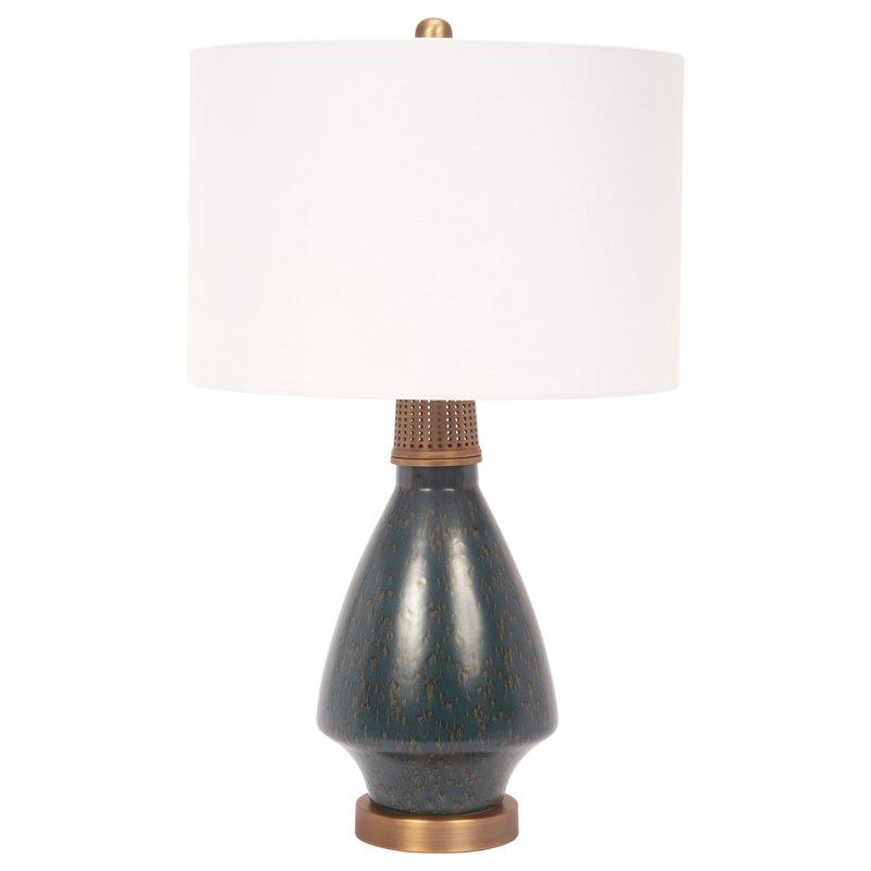 Dark Green Ceramic Waylon Lamp