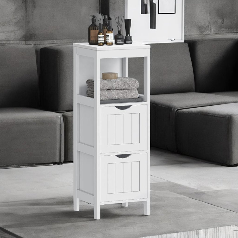  Étagères de salle de bain autoportantes l 12 po x H 35 po x P 12 po Lauderhill