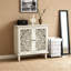 Armoire décorative, rangement à 2 portes, tablette réglable et pieds en bois massif-1900411230