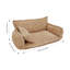 Canapé pour animaux avec housse amovible et lavable Lit pour chien et chat-598697948