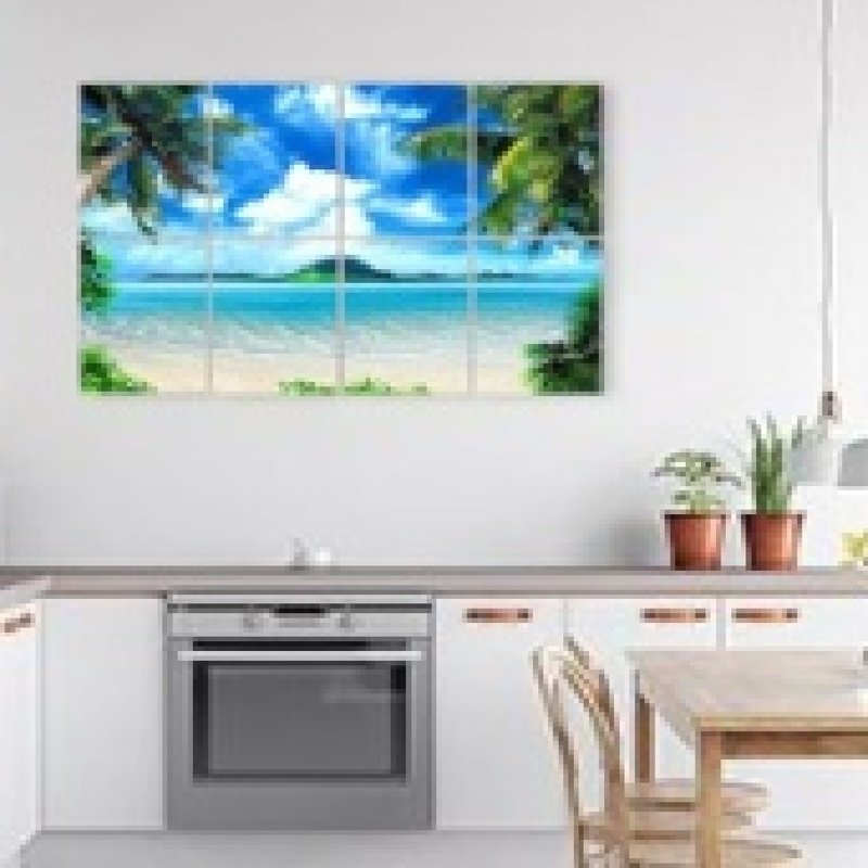 Panneaux muraux insonorisés, paquet de 8, 16 x 12, bleu