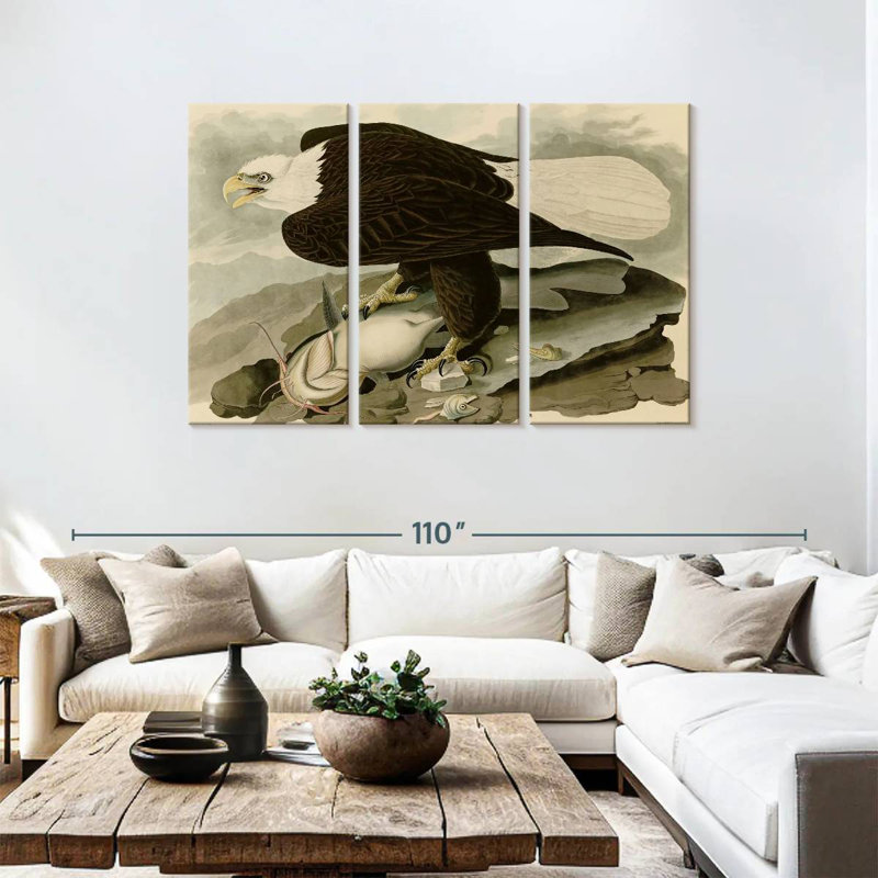 Brampt Whiteheaded Eagle, 48" H x 74" W