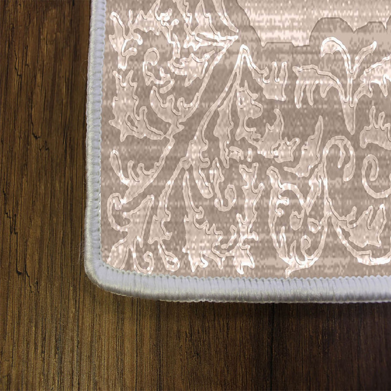 Stylish Woven Carpet, 5.2 x 7.5 Feet | 100% Polyester, 0.3 in Pile Height, Antibacterial, Non-Slip PVC Dot Underside | Machine Washable, 3D Digital Print | Perfect for Living Room, Bedroom & Home Décor