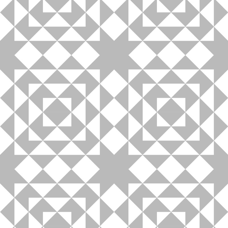 Panneau de papier peint adhésif L 10 pi x l 25 po Conundrum, gris
