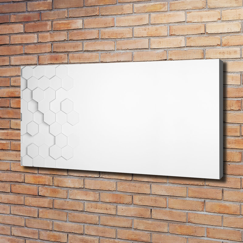 Hexagons Background - Wrapped Canvas Print