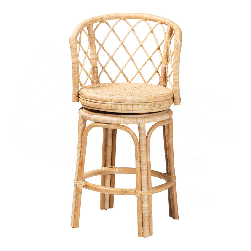 Tabouret de bar pivotant bohémien