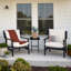 Ensemble de 2 chaises d'extérieur surdimensionnées en métal avec coussins Sunbrella 30 po Real Flame Pomona