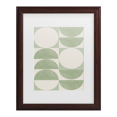Bolog The Miuus Studio Mid Century Modern 01 Matted Framed Art