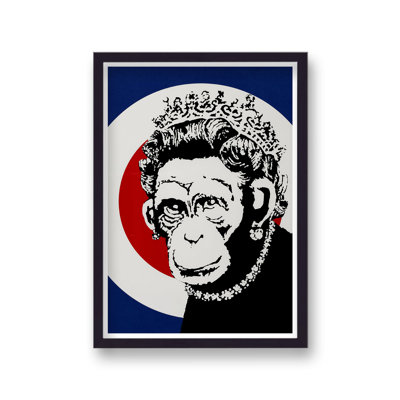 Monkey Queen - Single Picture Frame Print