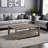 Iknoor Coffee Table, No Assembly Required, Smoky Greige Finish