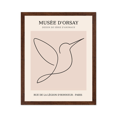 Picasso - One Line Hummingbird Drawing
