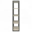 Étagère à livres en métal H 72,5 "x l 36,6" Nilsa