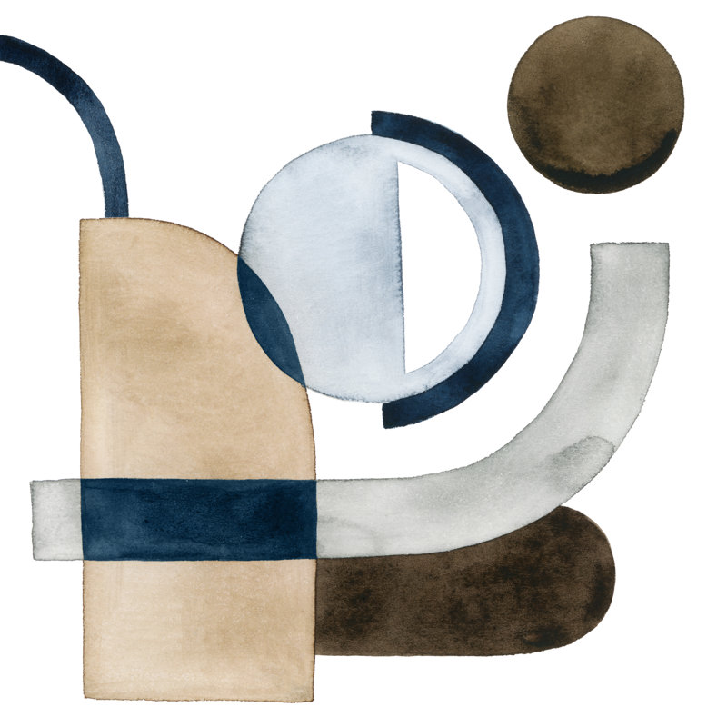 Moving Pieces IV by Grace Popp - Wrapped Canvas Painting, 91cm H x 91cm W x 3.8cm D