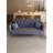 Grey Velvet Convertible , For Small Living Areas, Can Be Converted To Bed, 3 Adjustable Positions, Easy Assembly, 600Lbs Max Weight-2108118427