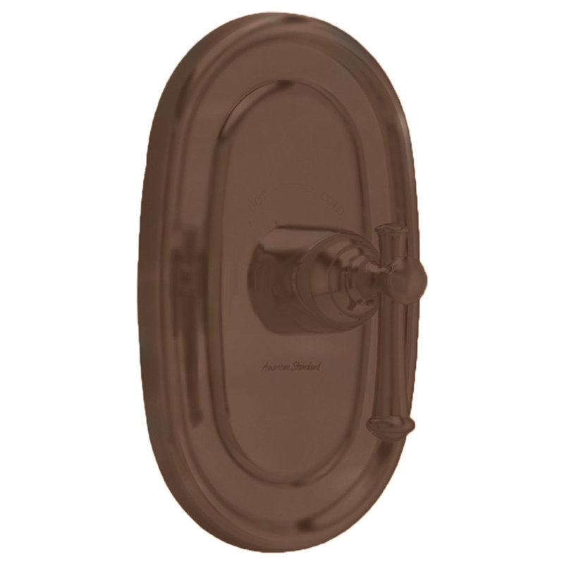 Garniture de robinet double central Portsmouth, Bronze huilé