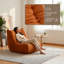 Fauteuil d'appoint de luxe avec détails capitonnés en microfibre-789620137