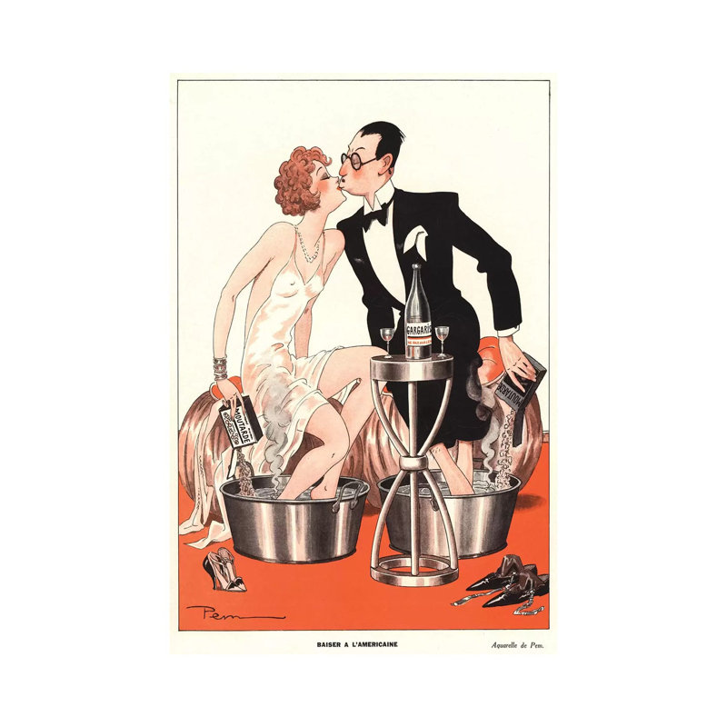 1930s Le Sourire II Cover by The Advertising Archives - Wrapped Canvas Gallery-Wrapped Canvas Giclée, 66.04cm H x 45.72cm W