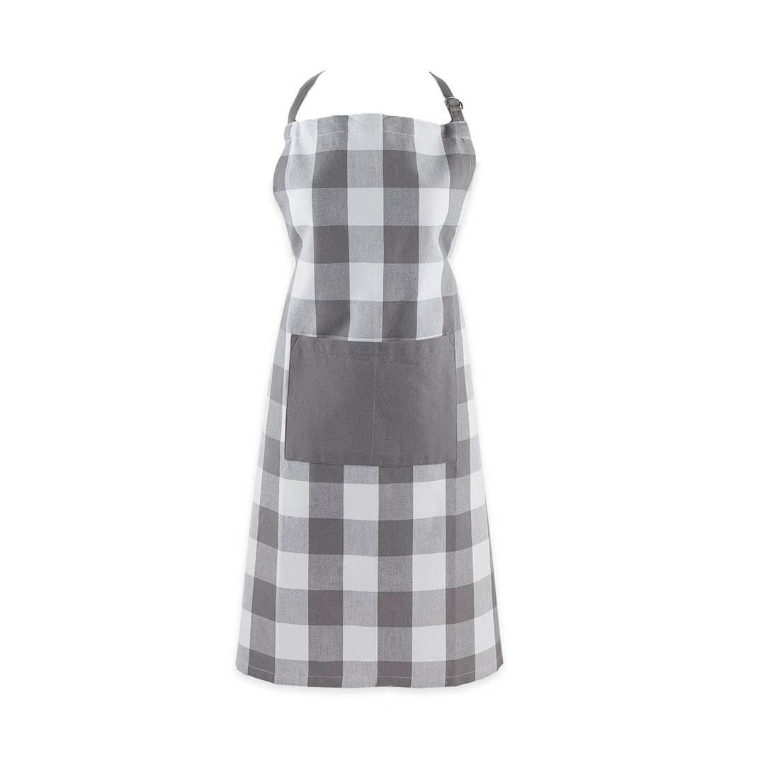 Wolsingham Plaid Cotton Apron Sets Gracie Oaks 