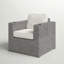 Fauteuil club Aviara - gris