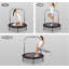 Trampoline 40 po pliable avec poignée réglable
