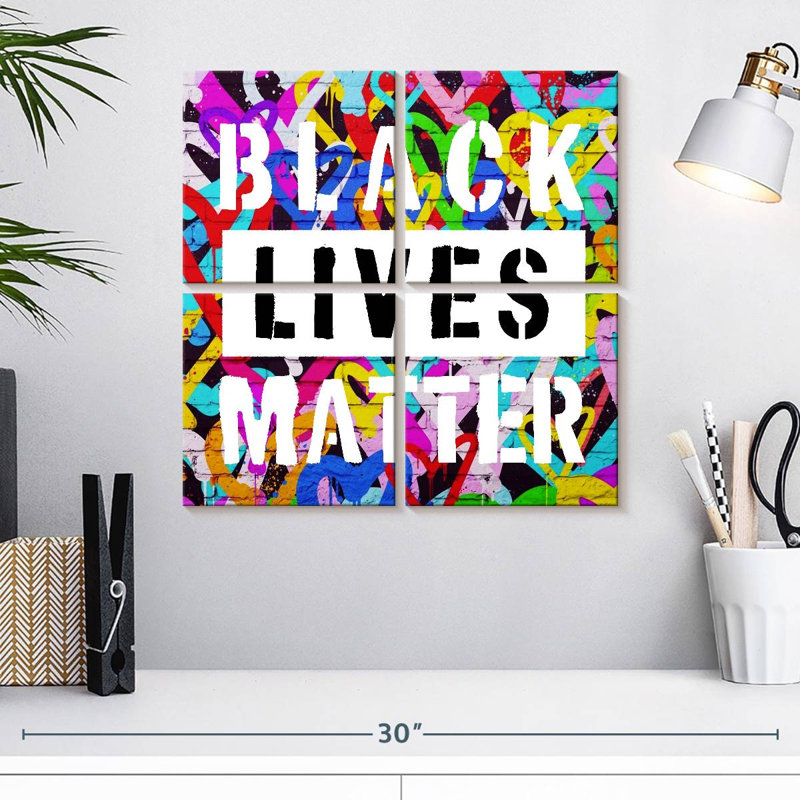 «Love Black Lives Matter», H 18 po x l 18 po