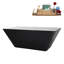 Baignoire autoportante 63 "avec drain interne Streamline-112235229